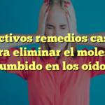 5 efectivos remedios caseros para eliminar el molesto zumbido en los oídos