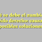 A qué se debe el zumbido en el oído derecho: causas y posibles soluciones