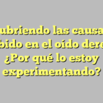 Descubriendo las causas del zumbido en el oído derecho: ¿Por qué lo estoy experimentando?