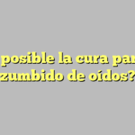 ¿Es posible la cura para el zumbido de oídos?
