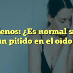 Acúfenos: ¿Es normal sentir un pitido en el oído?