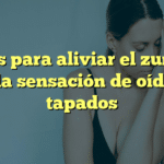 Claves para aliviar el zumbido y la sensación de oídos tapados