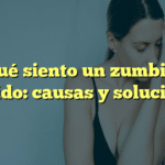 Por qué siento un zumbido en mi oído: causas y soluciones