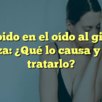 Zumbido en el oído al girar la cabeza: ¿Qué lo causa y cómo tratarlo?