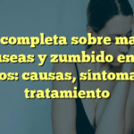 Guía completa sobre mareos, náuseas y zumbido en los oídos: causas, síntomas y tratamiento