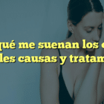 ¿Por qué me suenan los oídos? Posibles causas y tratamiento