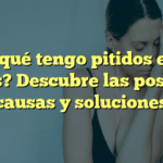 ¿Por qué tengo pitidos en los oídos? Descubre las posibles causas y soluciones