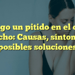 Tengo un pitido en el oído derecho: Causas, síntomas y posibles soluciones