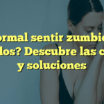 ¿Es normal sentir zumbidos en los oídos? Descubre las causas y soluciones