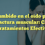 Zumbido en el oído por contractura muscular: Causas y Tratamientos Efectivos