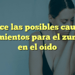 Conoce las posibles causas y tratamientos para el zumbido en el oído
