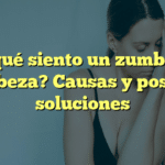 ¿Por qué siento un zumbido en la cabeza? Causas y posibles soluciones