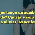 ¿Por qué tengo un zumbido en el oído? Causas y consejos para aliviar los acúfenos