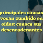 Las principales causas que provocan zumbido en los oídos: conoce sus desencadenantes