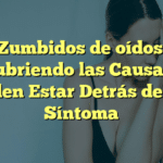 Zumbidos de oídos: Descubriendo las Causas que Pueden Estar Detrás de Este Síntoma