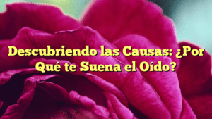 Descubriendo las Causas: ¿Por Qué te Suena el Oído?