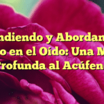 Entendiendo y Abordando el Silbido en el Oído: Una Mirada Profunda al Acúfeno