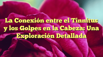 La Conexión entre el Tinnitus y los Golpes en la Cabeza: Una Exploración Detallada