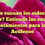 ¿Te suenan los oídos al tragar? Entiende las causas y tratamientos para los Acúfenos