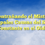 Desentrañando el Misterio: Principales Causas del Sonido Constante en el Oído
