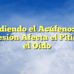 Entendiendo el Acúfeno: Cómo la Presión Afecta el Pitido en el Oído