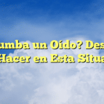 ¿Te Zumba un Oído? Descubre Qué Hacer en Esta Situación