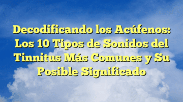 ¿Qué especialista trata el Tinnitus? Descubre quién puede ayudarte con ...