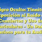 El Peligro Oculto: Tinnitus por Exposición al Ruido en Conciertos y Uso de Auriculares – Un Daño Silencioso para tu Audición
